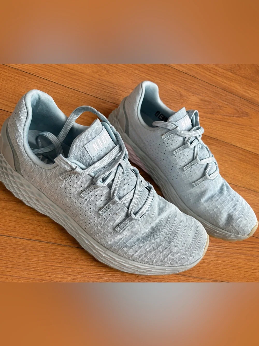 NOBULL Women's Light Sky Blue Athletic Sneakers Size 8